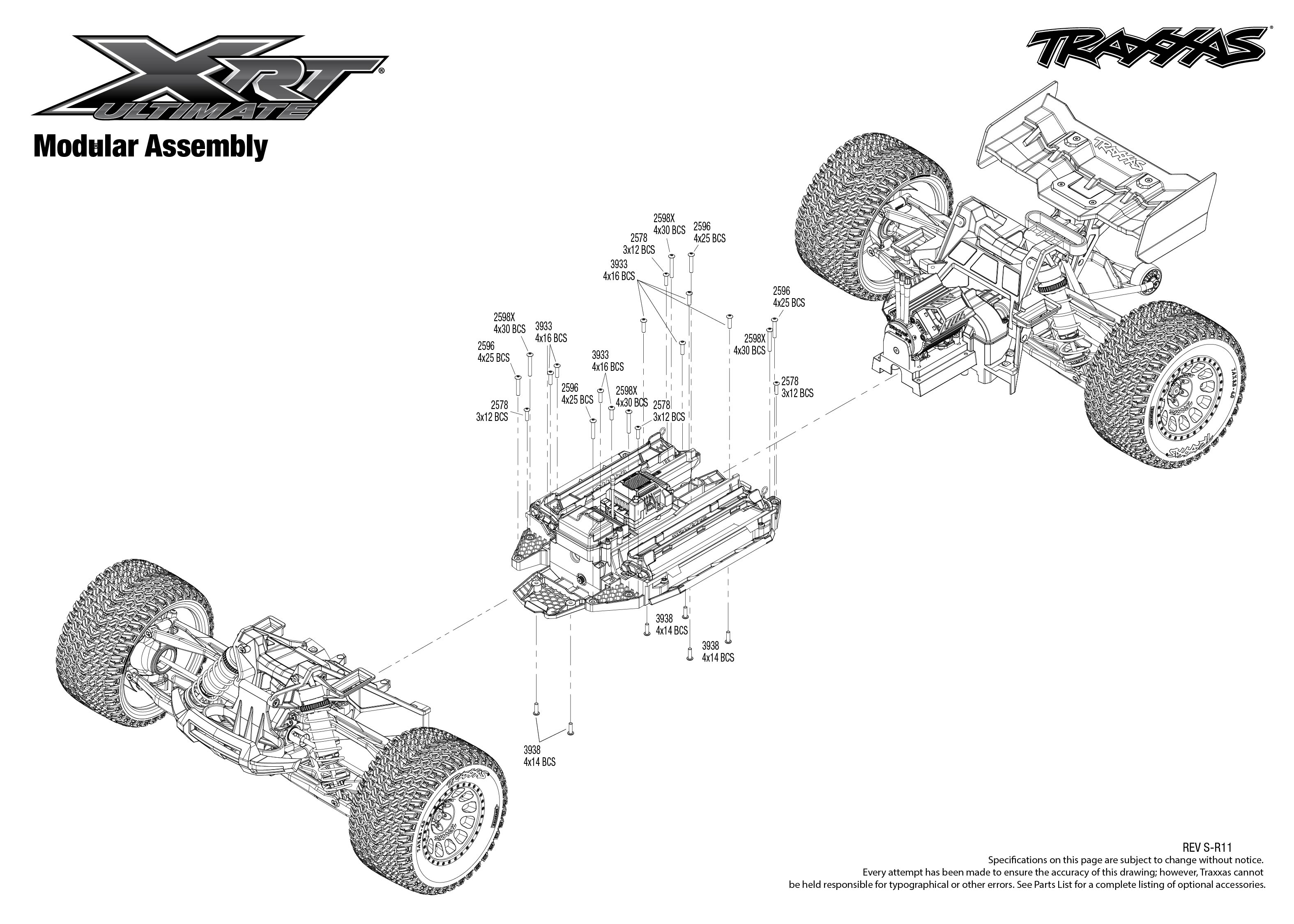 XRT Ultimate (78097-4) Modular Assembly Exploded View